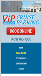 Mobile Screenshot of galvestonvipcruiseparking.com